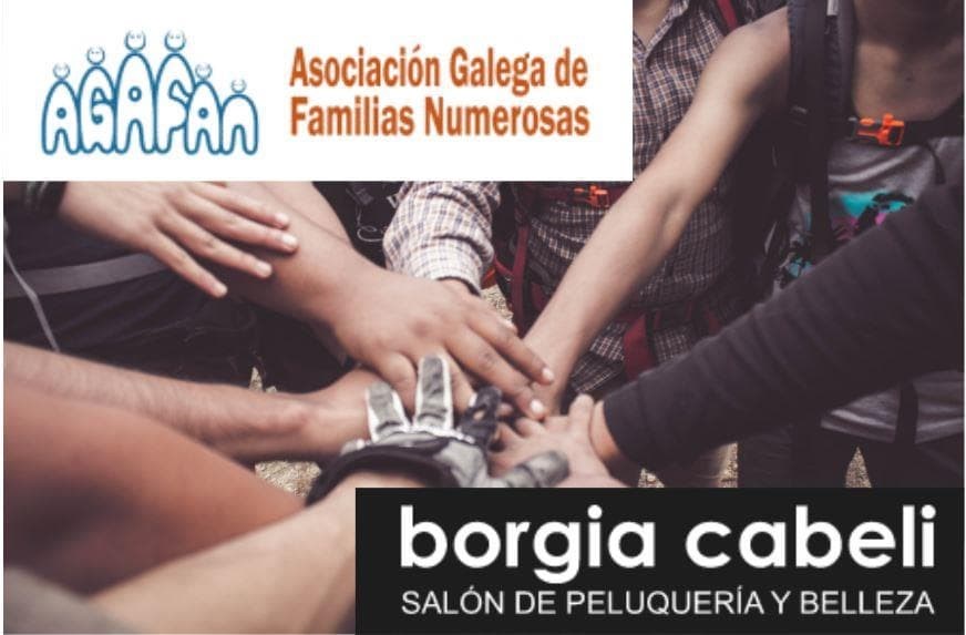 Borgia Cabeli en colaboración con Agafan: descuento del 10 % a familias numerosas